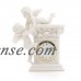 Baroque Twin Cherubs Bonded Marble Desktop Clock   566039770